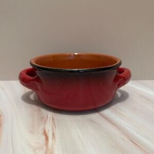 SET OF 2 — Vintage Italian Pottery Bowls, De Silva, Made in Italy